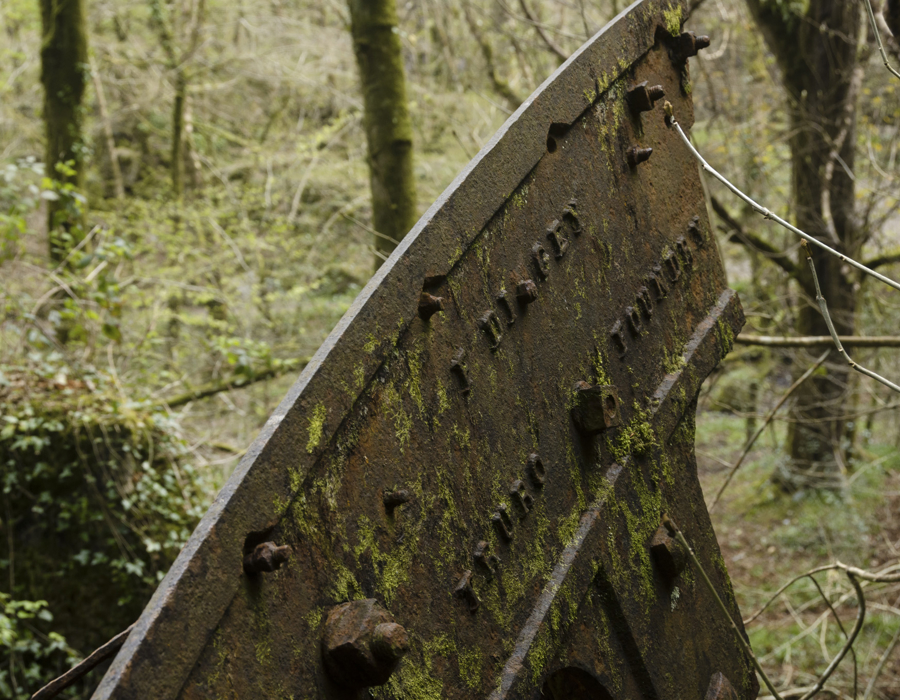 Kennall Vale Gunpowder Works - Water Wheel Shroud